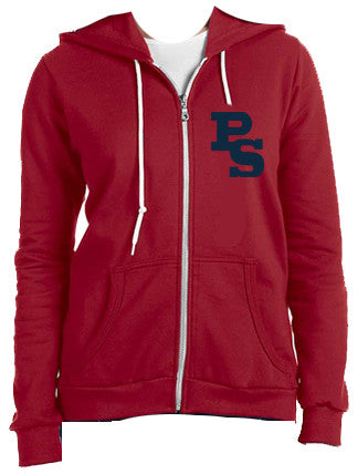 Ladies Combed Ringspun Full Zip Hood Jacket PSH