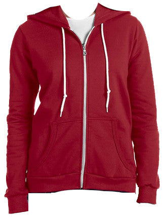 Ladies Combed Ringspun Full Zip Hood Jacket