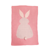 Easter Bunny Sweater Knit Blanket