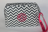 Cosmetic Bag - Chevron Print