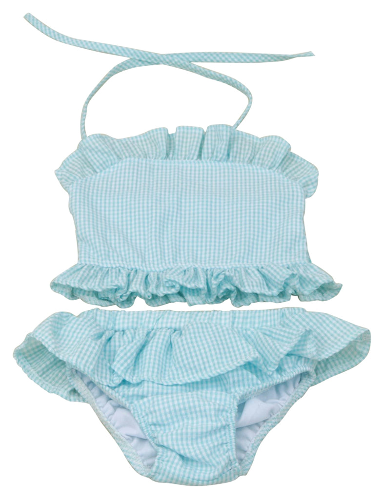 Girls Swimsuit - Gingham - 2 Piece