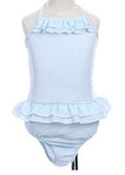 Girls Swimsuit - Seersucker - 1 Piece