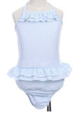 Girls Swimsuit - Seersucker - 1 Piece