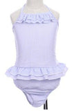 Girls Swimsuit - Seersucker - 1 Piece