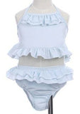 Girls Swimsuit - Seersucker - 2 Piece