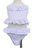 Girls Swimsuit - Seersucker - 2 Piece