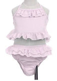 Girls Swimsuit - Seersucker - 2 Piece