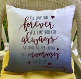 "Quote" Pillow