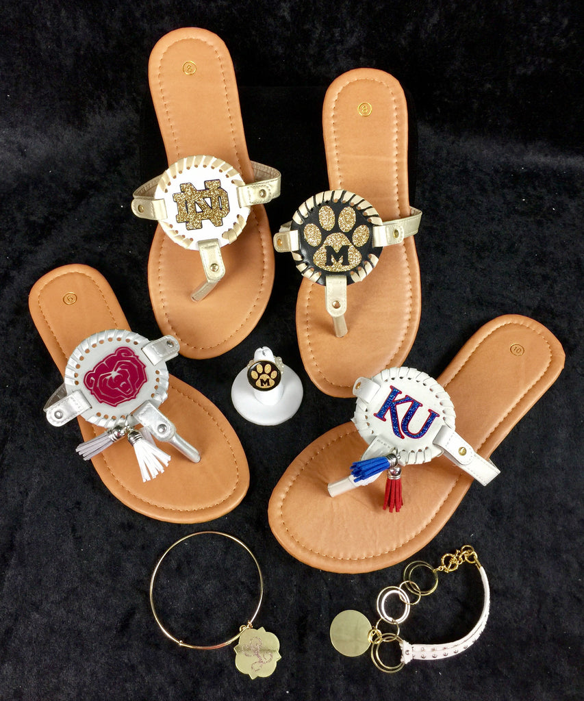 Sandals - Medallion - College