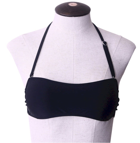 Bandeau Top - Black Solid