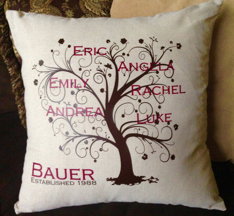 Family Tree Pillow