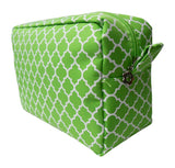 Quatrefoil Print Cosmetic Bag