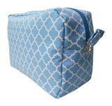 Quatrefoil Print Cosmetic Bag