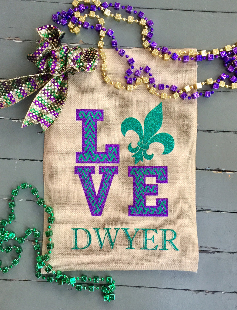 Garden Flag - Burlap - One Side Design