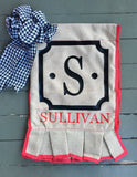 Garden Flag - Burlap - Double Sided Design