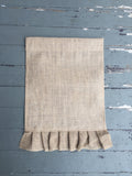 Garden Flag - Burlap - One Side Design