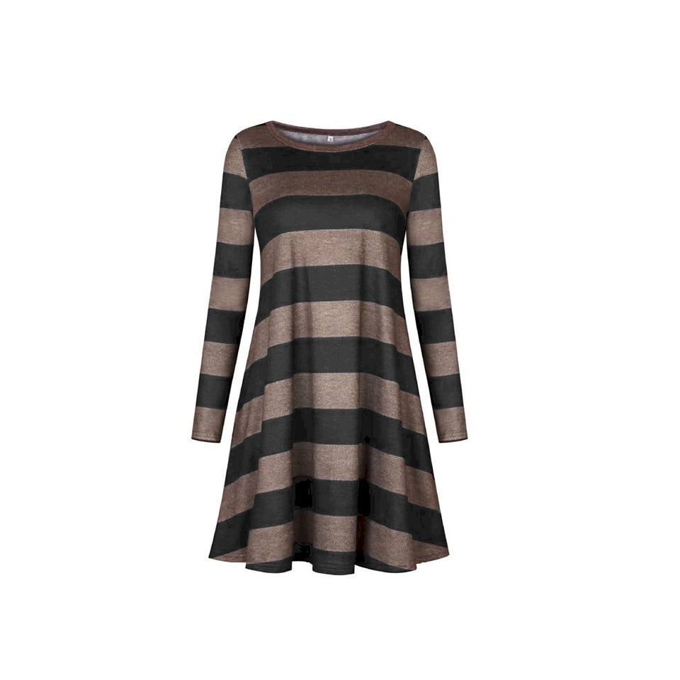 Striped Swing Tunic Dress