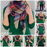 Blanket Scarf - How to Tie Blanket Scarf