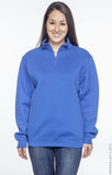 Sweatshirt - Fleece 1/4 Zip Pullover with Soroity Embroidery