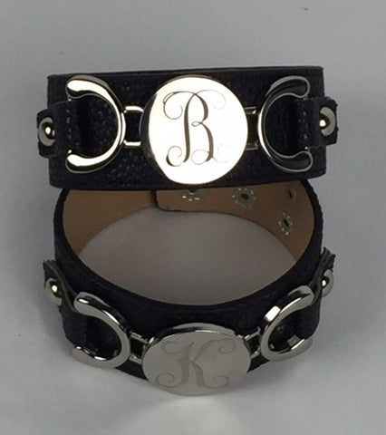 Bracelet - Leatherette Cuff