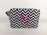 Cosmetic Bag - Chevron Print