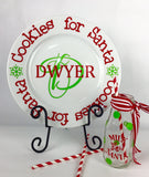 Personalized Santa Plate