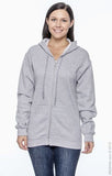 Ladies Combed Ringspun Full Zip Hood Jacket PSH