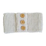 Headband - Three Button Blank Crochet Head Wrap