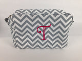 Cosmetic Bag - Chevron Print