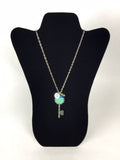 Skeleton Key Necklace - Mongrammed