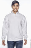 Sweatshirt - Fleece 1/4 Zip Pullover with Soroity Embroidery